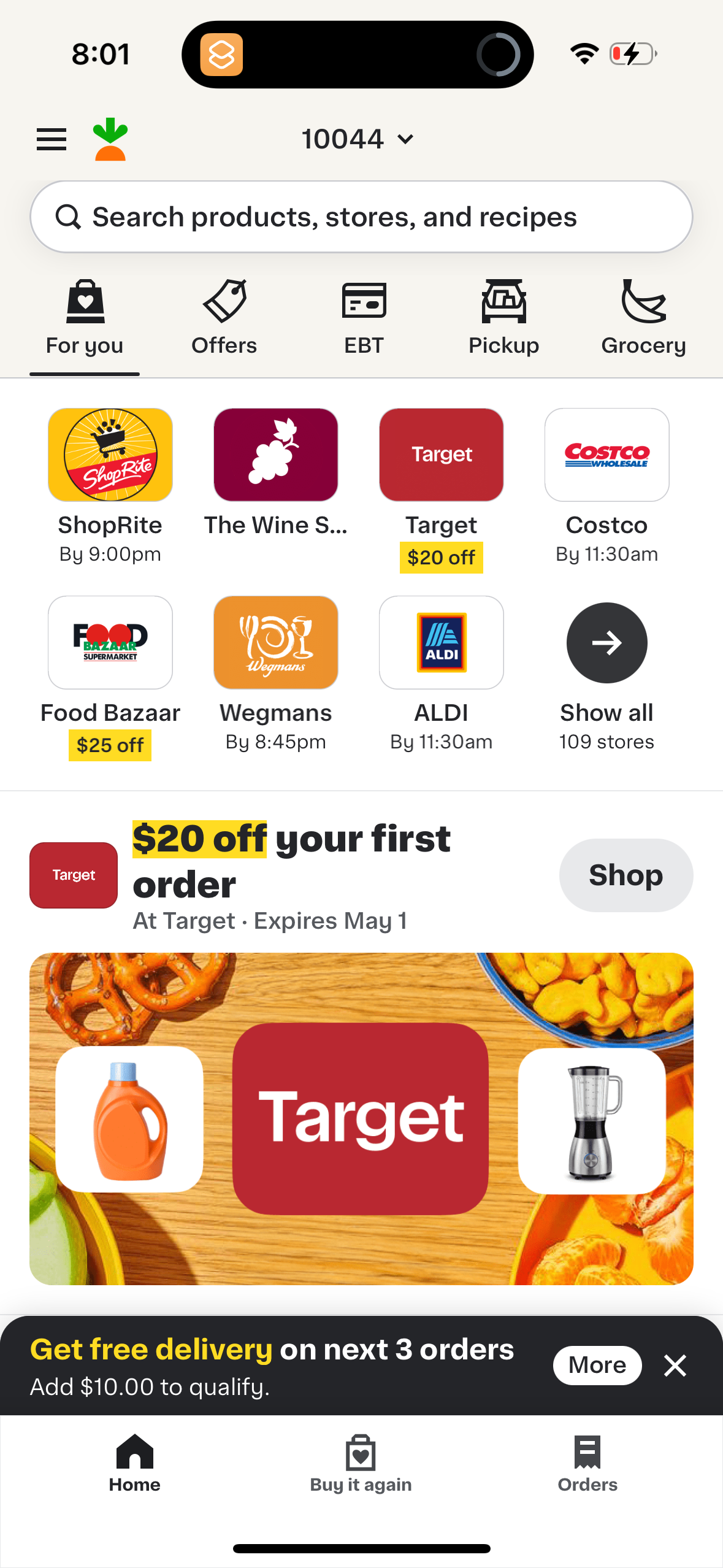 instacart app screenshot 3